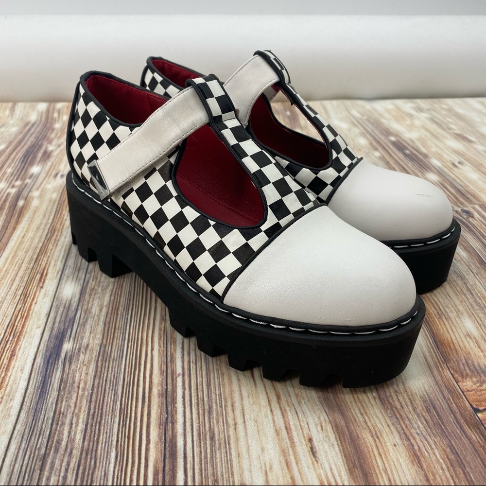 Lamoda/Dolls Kill- Hell Kitty Checkered Mary Janes